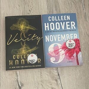 Colleen Hoover Book Set - Verity and November 9